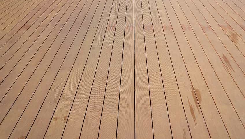 wooden decking cleaned