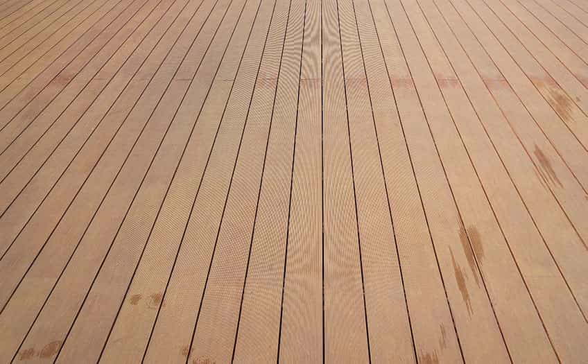 wooden decking cleaned