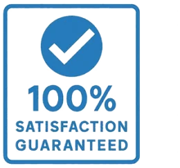 100% satisfaction guaranteed
