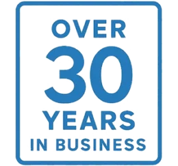 Over 30 years in business